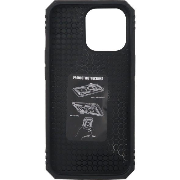 Brilliance LUX iPhone 13 Pro Sergeant Anti-fall Bracket Armor Case Black