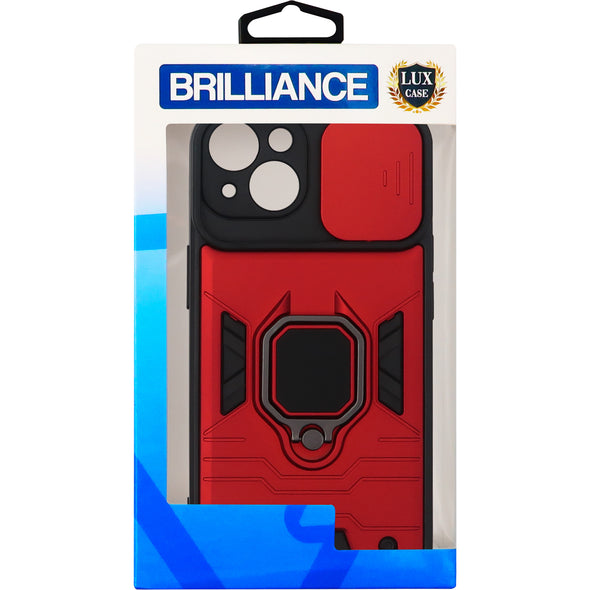 Brilliance LUX iPhone 13 Warrior Window Case Red