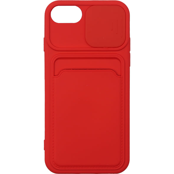 Brilliance LUX iPhone 7G/8G Push window card case Red