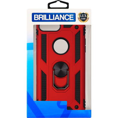 Brilliance LUX iPhone 11 Sergeant Anti-fall Bracket Armor Case Red