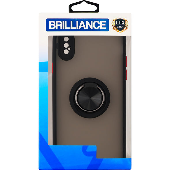 Brilliance LUX iPhone X Eagle Eye Skin Feeling Case Black