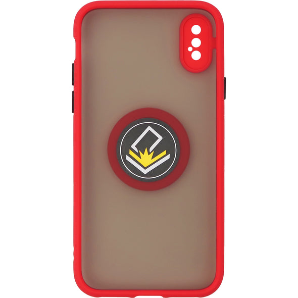 Brilliance LUX iPhone X Eagle Eye Skin Feeling Case Red