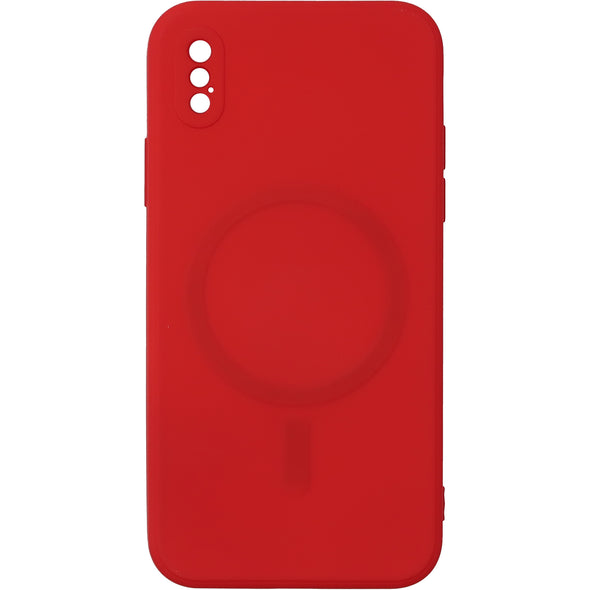 Brilliance LUX iPhone X Magnetic wireless charging case Red