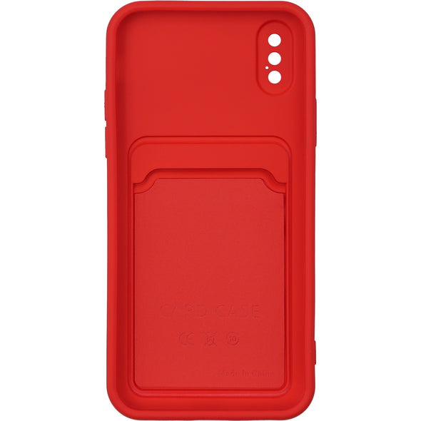 Brilliance LUX iPhone X Push window card case Red