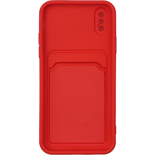 Brilliance LUX iPhone X Push window card case Red