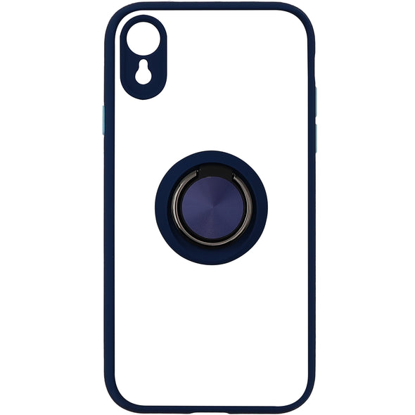 Brilliance LUX iPhone XR Eagle Eye Skin Feeling Case Navy Blue