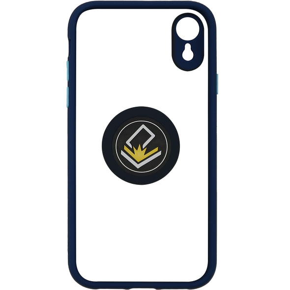 Brilliance LUX iPhone XR Eagle Eye Skin Feeling Case Navy Blue