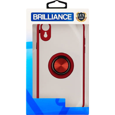 Brilliance LUX iPhone XR Eagle Eye Skin Feeling Case Red