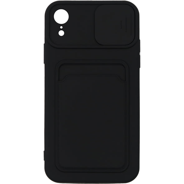 Brilliance LUX iPhone XR Push window card case Black