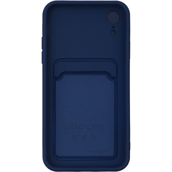 Brilliance LUX iPhone XR Push window card case Navy Blue