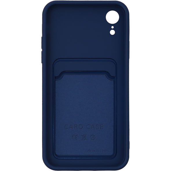 Brilliance LUX iPhone XR Push window card case Navy Blue