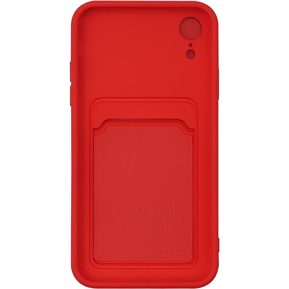 Brilliance LUX iPhone XR Push window card case Red