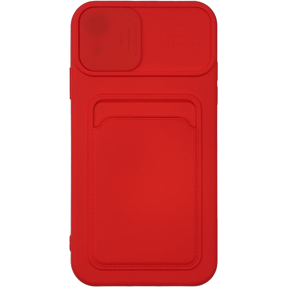 Brilliance LUX iPhone XR Push window card case Red