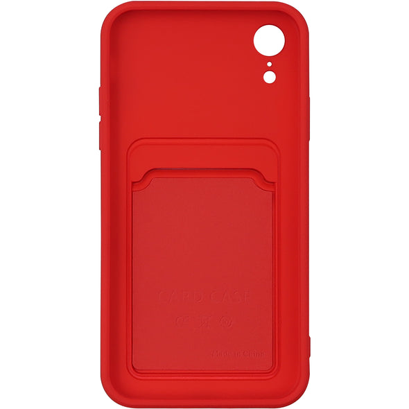 Brilliance LUX iPhone XR Push window card case Red