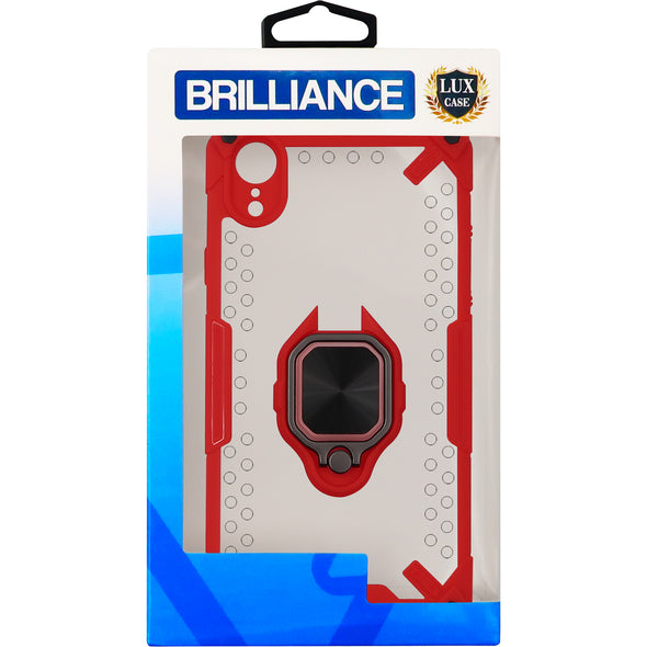 Brilliance LUX  iPhone XR Vulcan Warrior Case Red