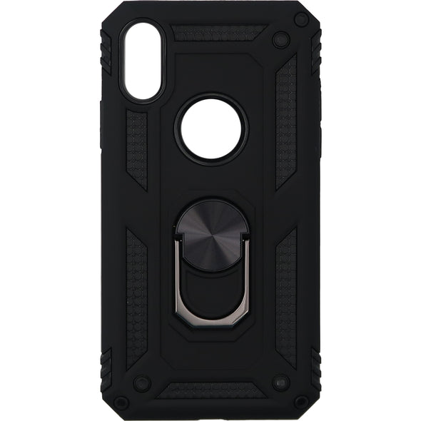 Brilliance LUX iPhone X Sergeant Anti-fall Bracket Armor Case Black