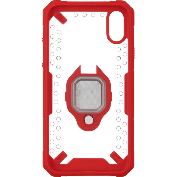 Brilliance LUX iPhone X Vulcan Warrior Case Red