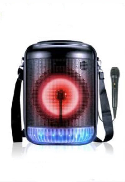 6.5" - 6" Woofers Portable Speaker with Mic, Remote & Shoulder Strap