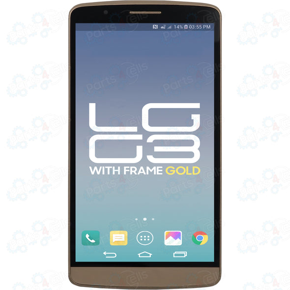 LG G3 LCD With Touch + Frame Gold