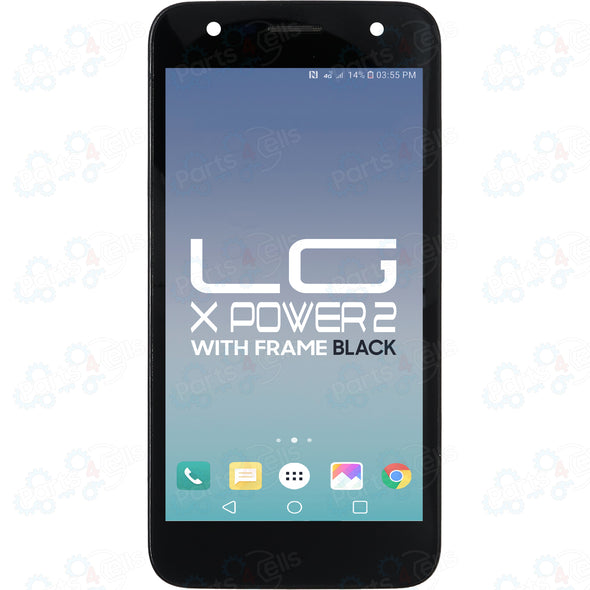 LG X Power 2 LCD With Touch + Frame Black