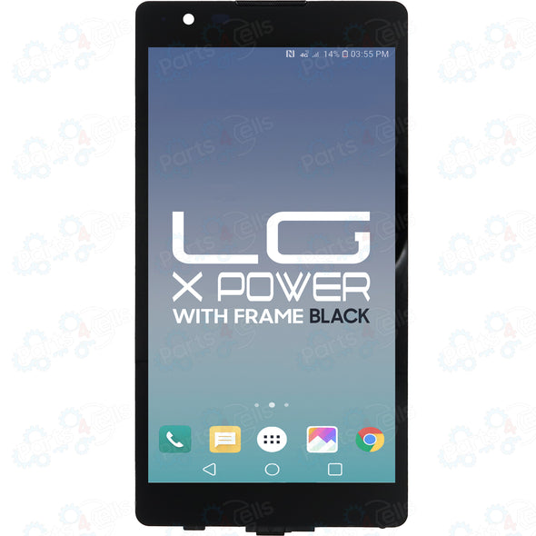 LG X Power LCD With Touch + Frame  Black