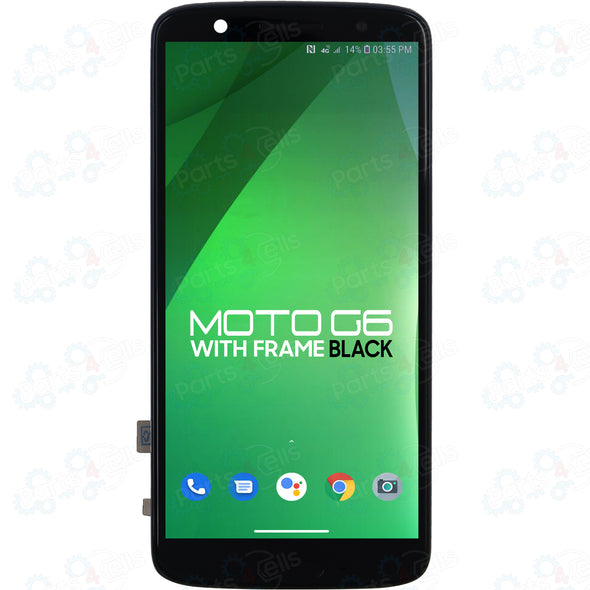 Motorola Moto G6 LCD with Touch + Frame Black XT1925