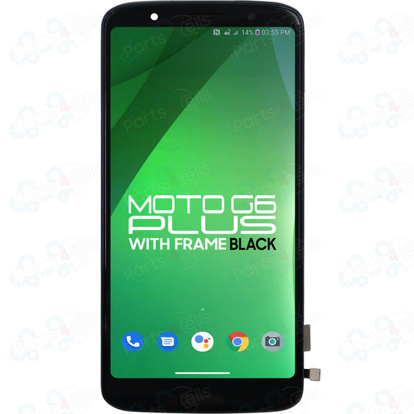 Motorola Moto G6 Plus LCD with Touch + Frame Black XT1926