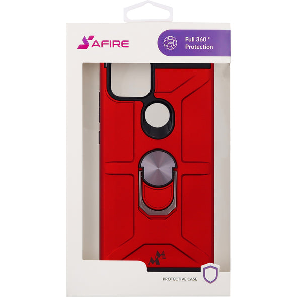 Revvl 4 Plus MM Ring Stand Case Red