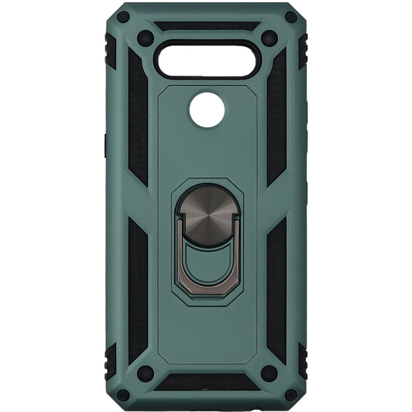 SAFIRE LG K51 Rugged Ringstand Case Army Green