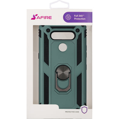 SAFIRE LG K51 Rugged Ringstand Case Army Green