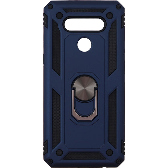 SAFIRE LG K51 Rugged Ringstand Case Navy Blue