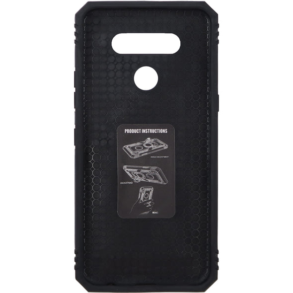 SAFIRE LG K51 Rugged Ringstand Case Navy Blue