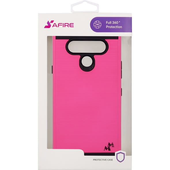 SAFIRE LG Stylo 6 Slim Dura Metal Pink