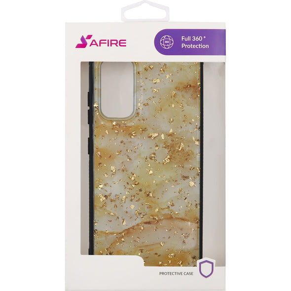 SAFIRE Samsung S20 Marble Case Gold