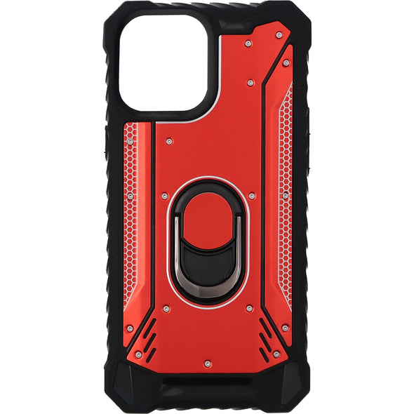 SAFIRE iPhone 12 Pro Max Magnetic Rugged w/ Kickstand Case Red