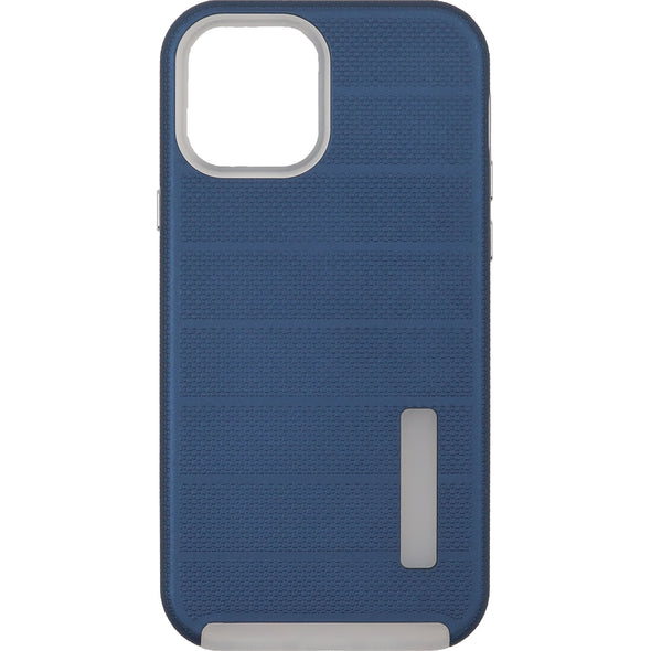 SAFIRE iPhone 12 / iPhone 12 Pro Deluxe Brushed Case Navy Blue