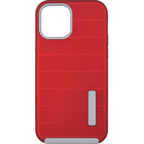 SAFIRE iPhone 12 / iPhone 12 Pro Deluxe Brushed Case Red