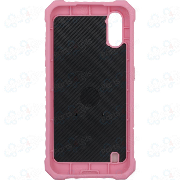 SAFIRE Samsung A01 SM-A015 2020 Magnetic Rugged Bling w/ Kickstand Case Pink