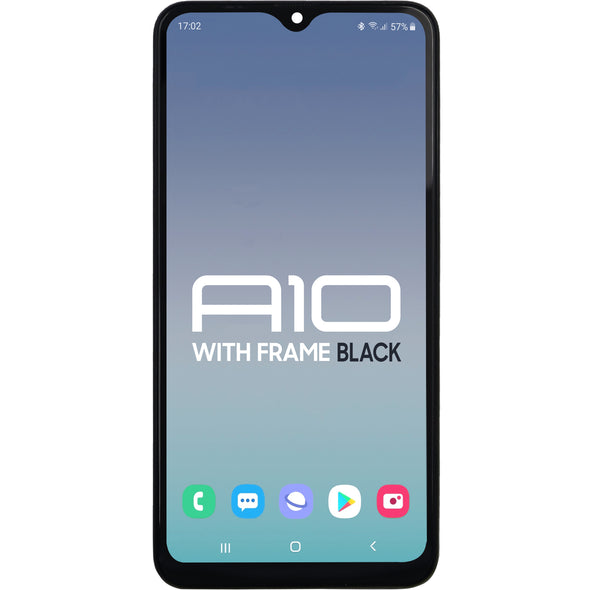 Samsung A10 2019 A105 LCD with Touch + Frame Black