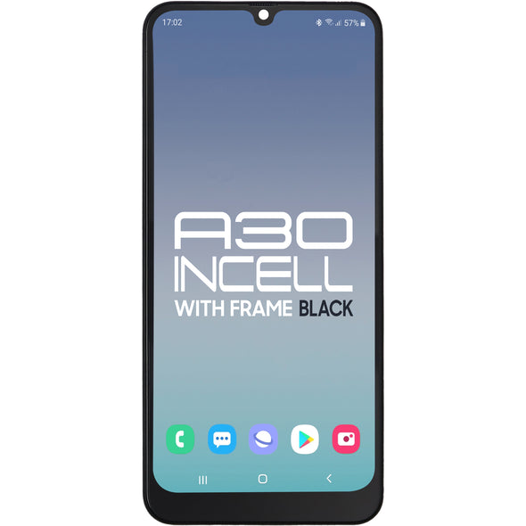 Samsung A30 2019 A305 LCD with Touch + Frame Incell Black