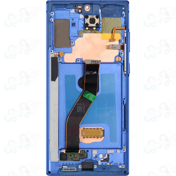 Samsung Note 10 Plus LCD with Touch + Frame Aura Blue