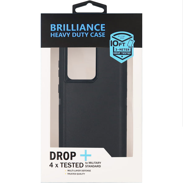 Brilliance HEAVY DUTY Samsung S20 Ultra Pro Series Case Black