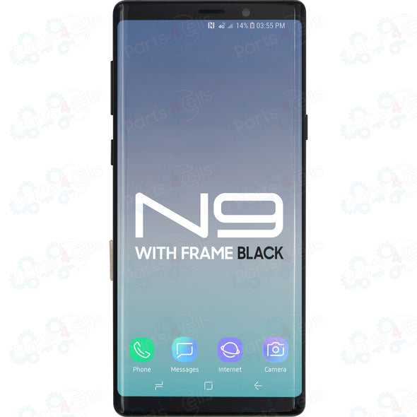 Samsung Note 9 LCD With Touch + Frame Black