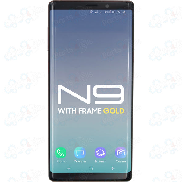 Samsung Note 9 LCD With Touch + Frame Gold