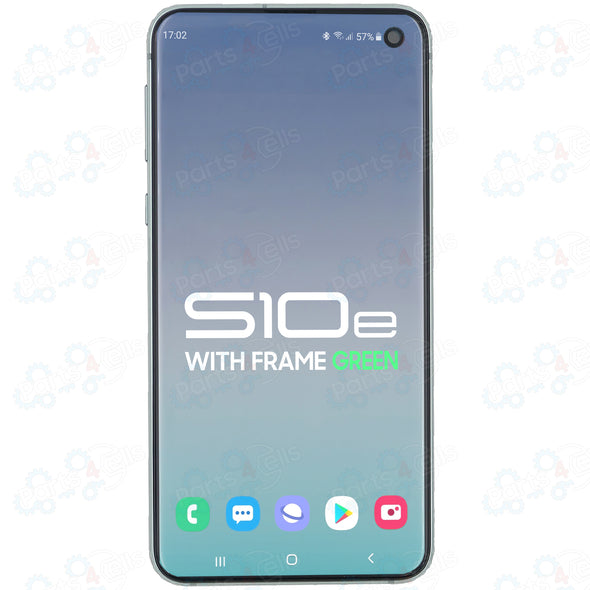 Samsung S10E LCD with Touch + Frame Prism Green SERVICE PACK