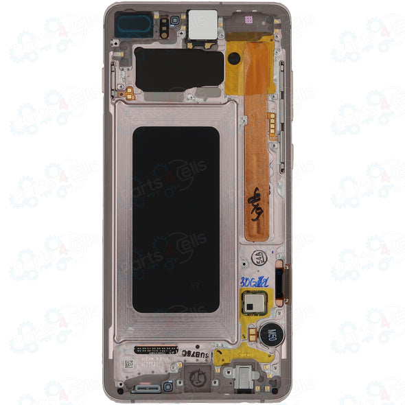 Samsung S10 Plus LCD with Touch + Frame Ceramic White