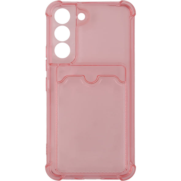 Brilliance LUX Samsung S22 Anti-Drop Card Holder Case Pink