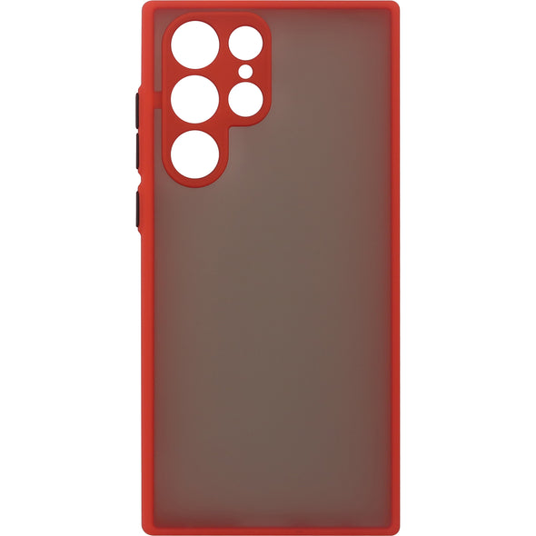 Brilliance LUX Samsung S22 Ultra Hawkeye Skin Feel Combo Case Red