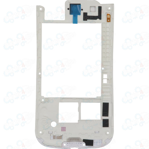 Samsung S3 Back Frame White