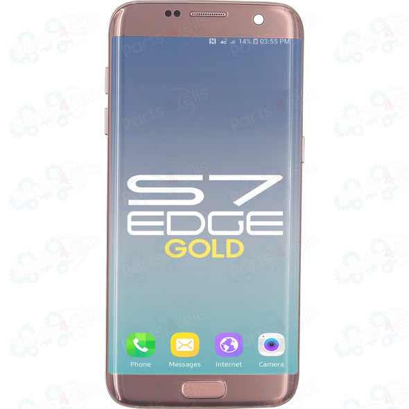 Samsung S7 Edge LCD With Touch Rose Gold